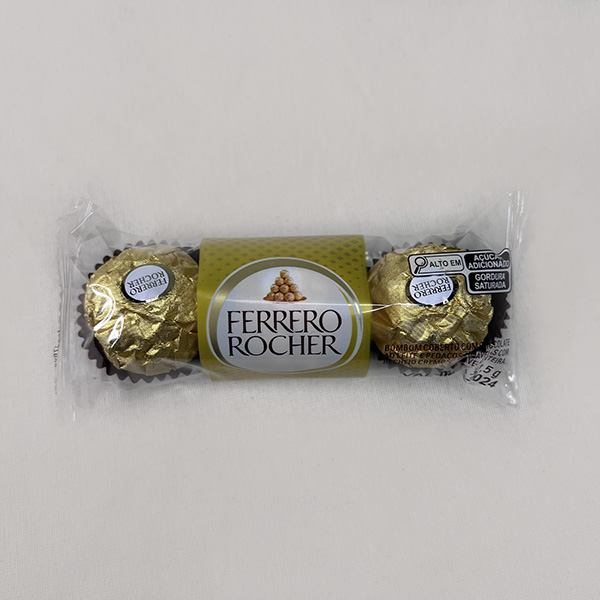 Ferrero ROcher t3 com 3 unidades de bombons