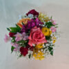 Foto de cima de arranjo de Flores mistas