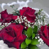 Zoom na foto do Buquê com 5 Rosas Importadas