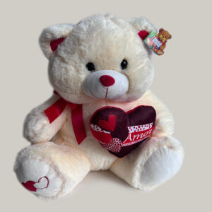 Urso Carinho Gigante com Coração – 60cm